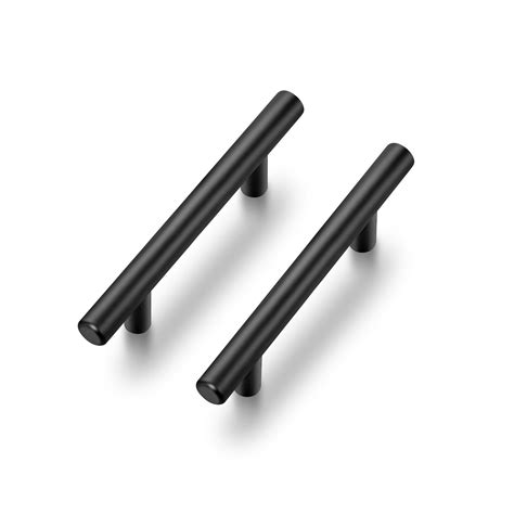 cabinet hardware black stainless knobs